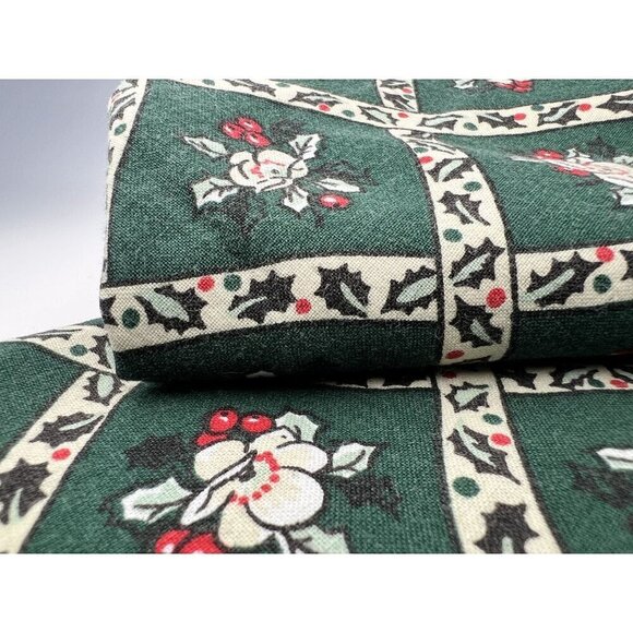 Vintage Jonelle Floral Cotton Napkins Handkerchief 100% Cotton Great Britain - Picture 9 of 9